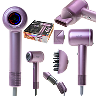 Фен для волосся з дифузором для сушіння й укладання волосся 1600 Вт Adler Рожеві фени для волосся