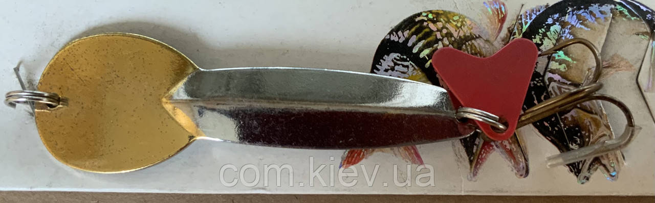 Блешня , що коливається (колебалка) 18 г / 90 мм Catfish Condor хром золото, фото 1