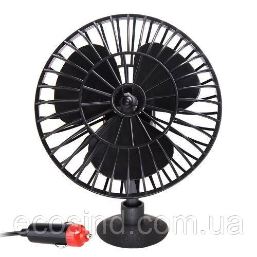 Вентилятор автомобільний 5" на присосці 12V