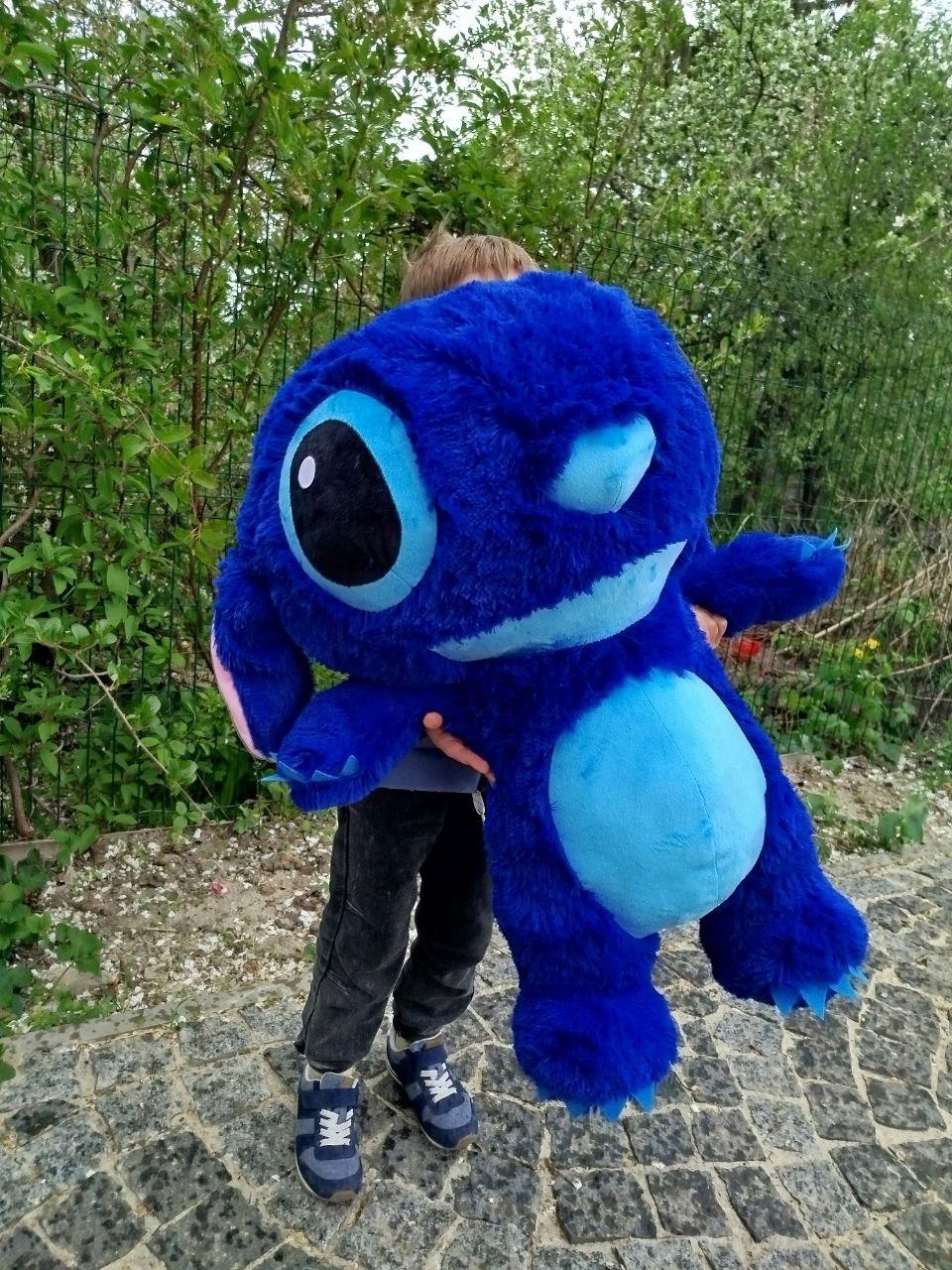 Стітч плюшева іграшка Stitch 85см плюшеве звірятко з мультфільму для дітей трендовий подарунок для дітей та доросих