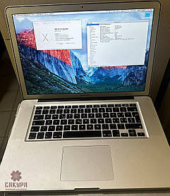 Ноутбук Macbook А1286 2GHz Intel Core i7 4GB