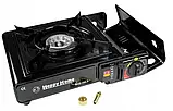 Плита газова туристична Польска Happy Home BDZ-155A + 5 балонів, фото 4