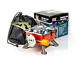 Портативна туристична газова плита ZT-202 + 5 балонів, фото 2