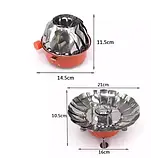 Портативний газовий пальник з вітрозахистом, фото 2