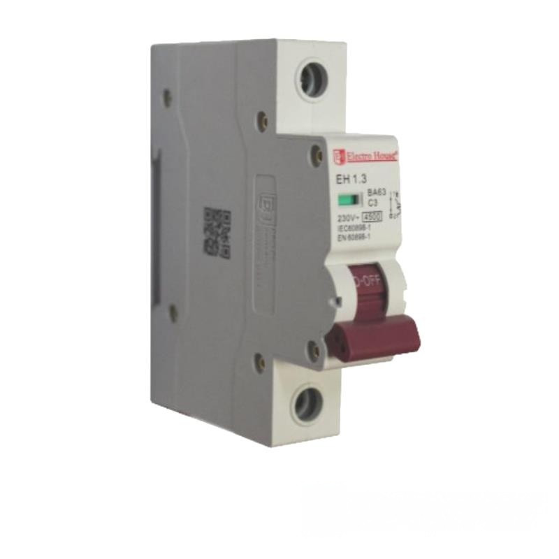 Автоматичний вимикач 1 полюс 3 A, фото 1