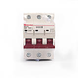 Автоматичний вимикач 3  полюси 25 A, фото 3