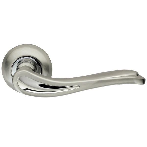 Ручка дверна Armadillo Octan LD64-1SN/CP-3 матовий нікель/хром, фото 1