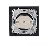 Розетка без заземлення 16 A Графіт, фото 2