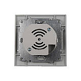 Розетка USB (2 порти) 2 A  Enzo  Срібний камінь, фото 3