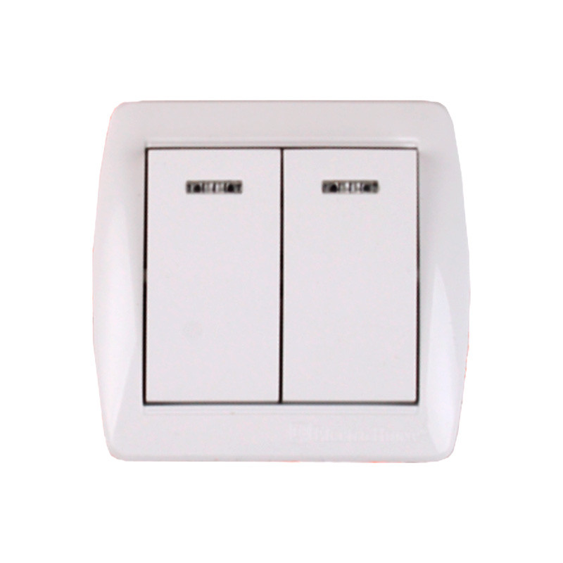 Вимикач з підсвічуванням подвійний Acura, фото 1