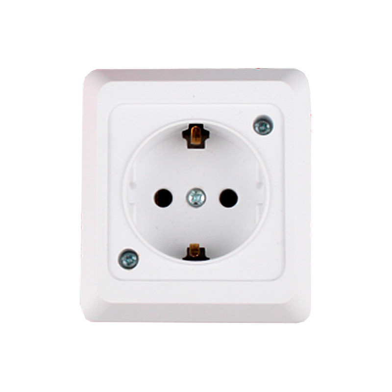 Розетка одинарна із заземленням 16 A Hummer, фото 1