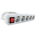 Подовжувач  5  гнізд  з кнопкою з /з 10 м, фото 3