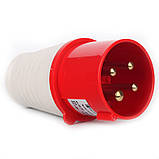 Виделка силова 4x32/3P+PE/32 A/380 — 415 В /IP44, фото 2