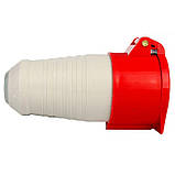 Силовий штепсельний роз'єм 5х32 (переносний)/3P+PE+N /32 A /380 – 415 В /IP44, фото 3