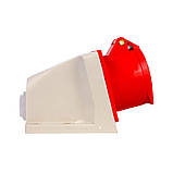 Силовий штепсельний роз'єм 5x32 (стаціонарний)/3P+PE+N /32 A /380 – 415 В /IP44, фото 3