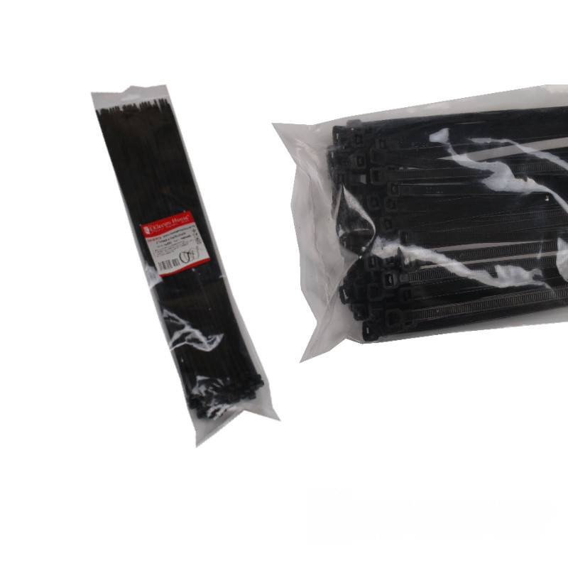 Стяжка кабельна Чорний 5х450 мм 100шт./п., фото 1