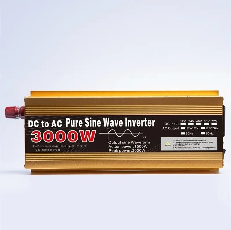 Інвертор 3000 w ЧИСТИЙ СИНУС! 12в 220в. перетворювач напруги ., фото 1
