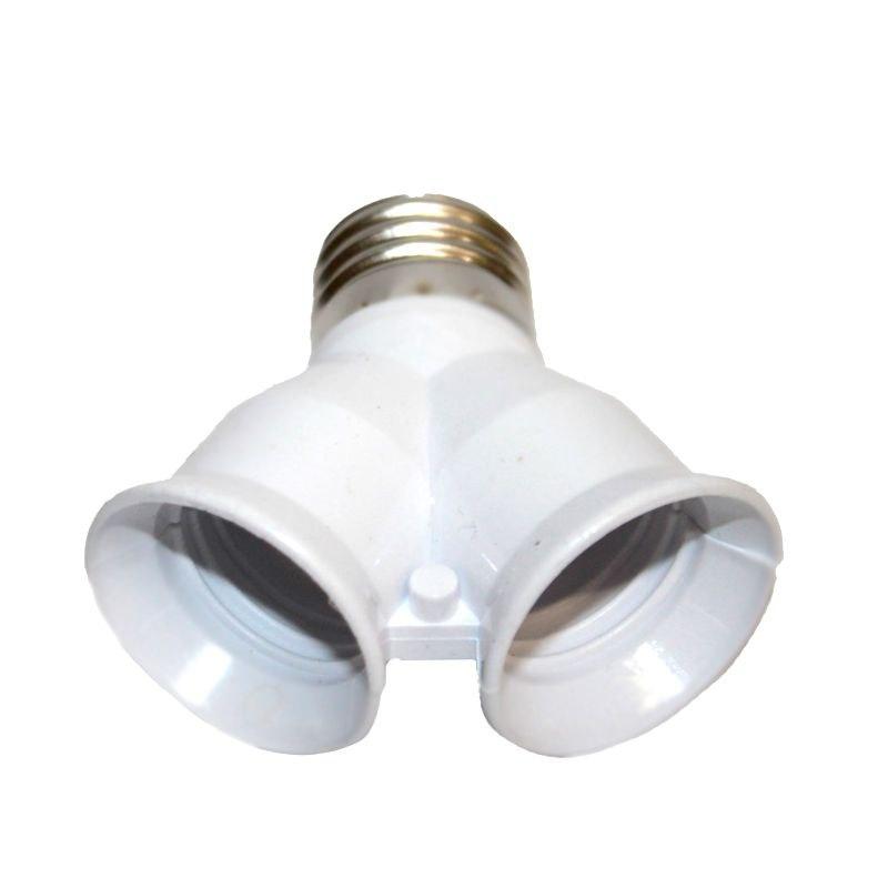 Адаптер подвійний Е27-2Е27 ЕН, фото 1