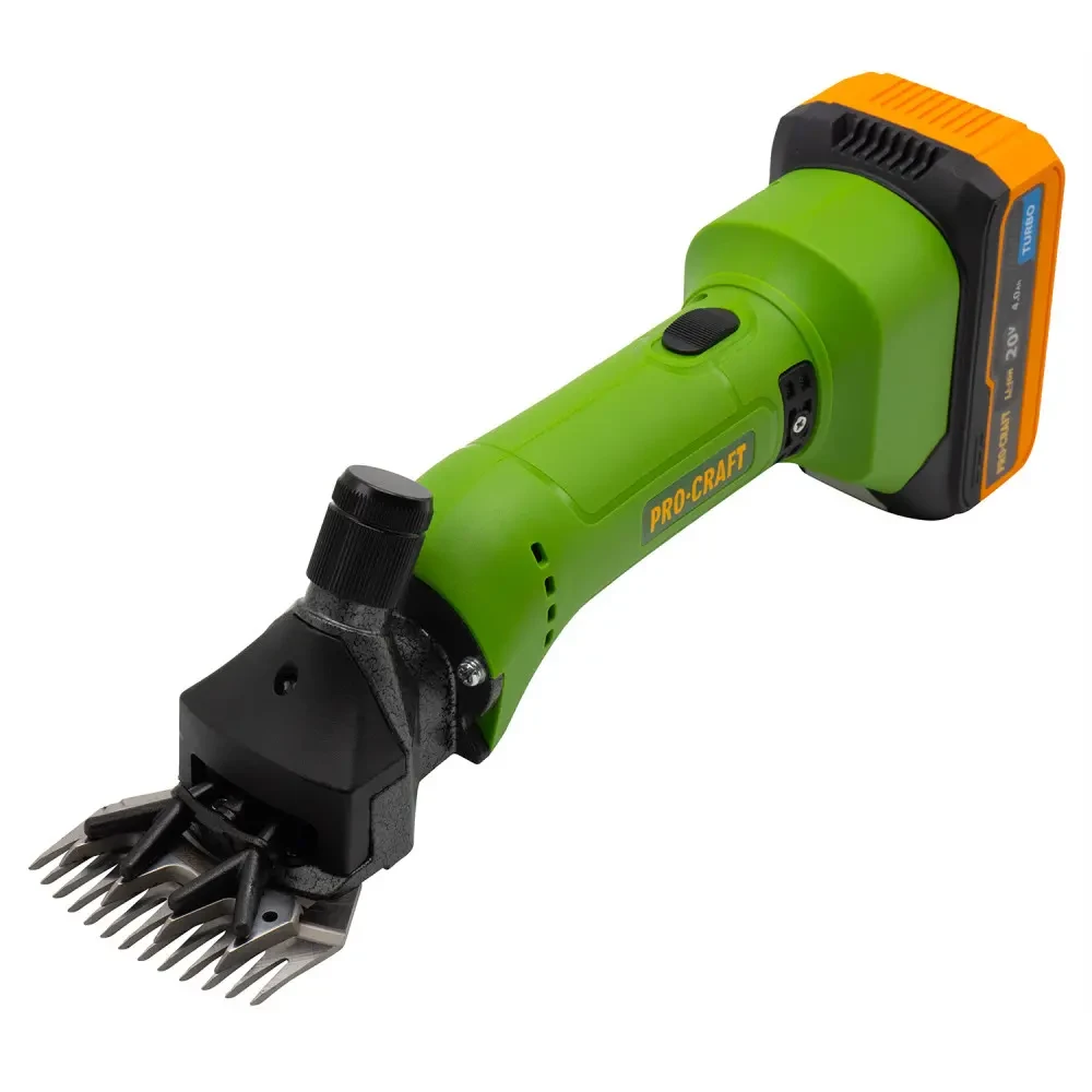 Акумуляторна машинка для стрижки овець Procraft SC20 (з 1 АКБ 4 Ач, ЗП, кейс)