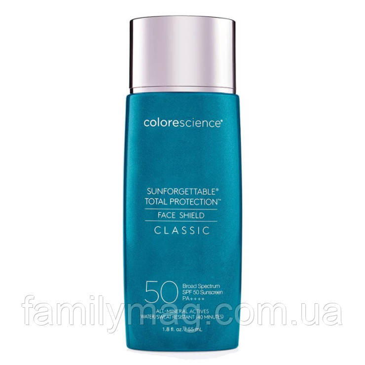 Сонцезахисний крем для обличчя SPF 50 Total Protection Face Shield Sunforgettable (Classic) Colorescience 55 мл