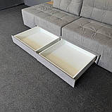 Диван-ліжко трансформер в тканині з тумбами, фото 8