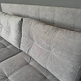 Диван-ліжко трансформер в тканині з тумбами, фото 9