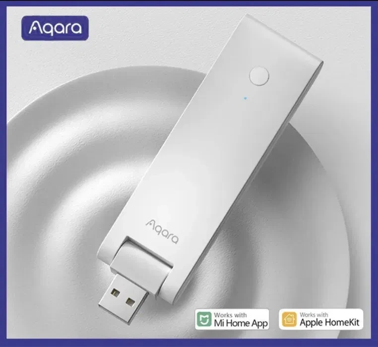 Шлюз для розумного будинку Apple HomeKit - Aqara Hub E1 Gateway Zigbee 3.0 USB Wi-Fi, Android, фото 1