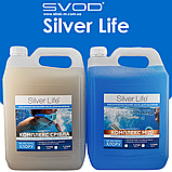 Двокомпонентний бактерицидний комплекс для знезараження води в басейні без хлору Silver Life 2х5000 мл, фото 2