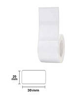Етикетки Білі 30х20 мм 320 шт для NIIMBOT B21, B3S, B1
