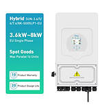 Гібридний інвертор Deye SUN-6K-SG03LP1-EU, 48 В, 6000 Вт, 1 фаза (безперебійник, UPS, ДБЖ), фото 2