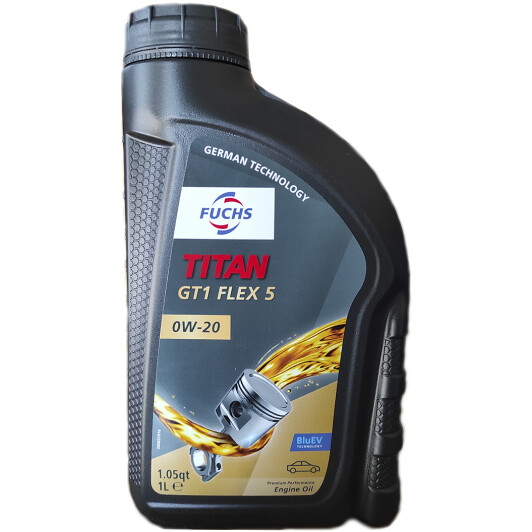 Олива двигуна Fuchs Titan GT1 Flex 5 0W-20 1 л