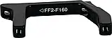 Адаптер Tektro FF2 Flat Mount to Post Mount 160 Front Adapter, includes 2-M5x17, фото 2