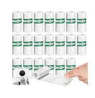 Термопапір самоклеючий для мобільного термопринтера 5.7 на 2.5 см 20 шт