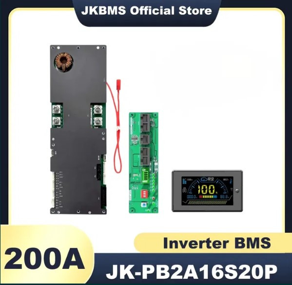 JK-PB2A16S20P BMS Jikong invertor 200A BMS інвертор з екраном