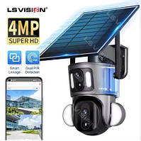 Камера 4g з сонячною панелю з оптичним 20 зумом відеонагляд