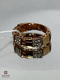 Золота Каблучка зі вставкою цирконій, фото 2