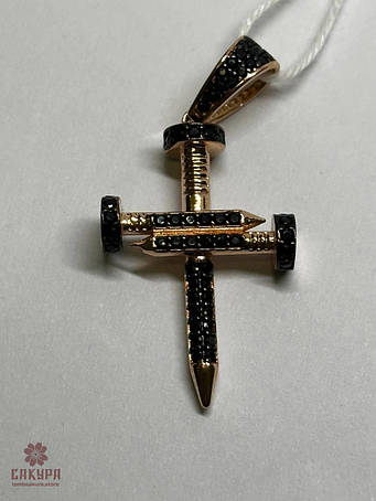 Золоті підвіси-хрести