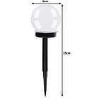 Садовий світильник на сонячних батареях - куля, набір 6 шт. Gardlov 23562, фото 5