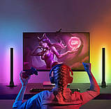 Світлодіодна Smart LED стрічка RGB 5050 із Bluetooth додатком 5 метрів для ТБ, фото 6