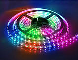 Світлодіодна Smart LED стрічка RGB 5050 із Bluetooth додатком 5 метрів для ТБ, фото 7
