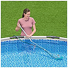 Набір для чищення басейну Bestway, сачок, щітка, ручка, бірюзовий, 58013, фото 2