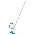 Набір для чищення басейну Bestway, сачок, щітка, ручка, бірюзовий, 58013, фото 4