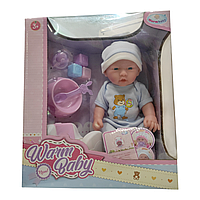 Пупс функціональний з музичним горщиком і аксесуарами арт WZJ051D