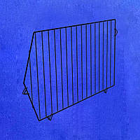 Сітчаста металева перегородка для овочевого кошика, чорна