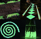 Флуоресцентні каміння набір 100 ел. Gardlov 8766 - Декоративне каміння для саду, фото 7