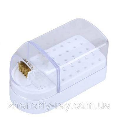 Підставка на 30 насадок із щіточкою для чищення фрез