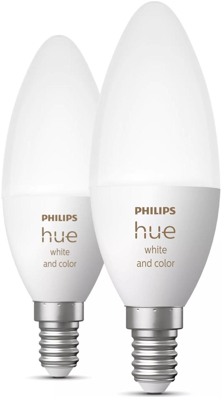 Лампочка Philips White Ambiance Color E14 2-Pack, фото 1