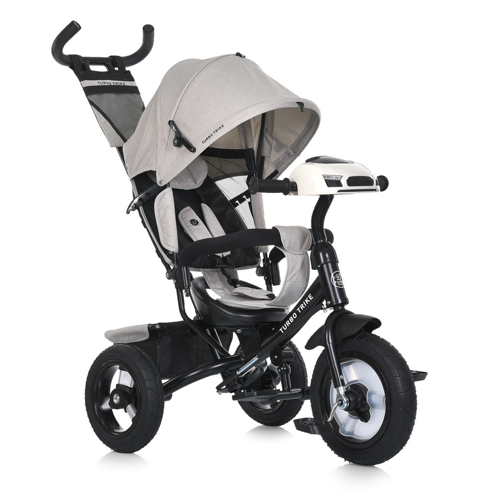 Велосипед дитячий триколісний Turbo Trike MT 1006 (світло-сірий колір), фото 1