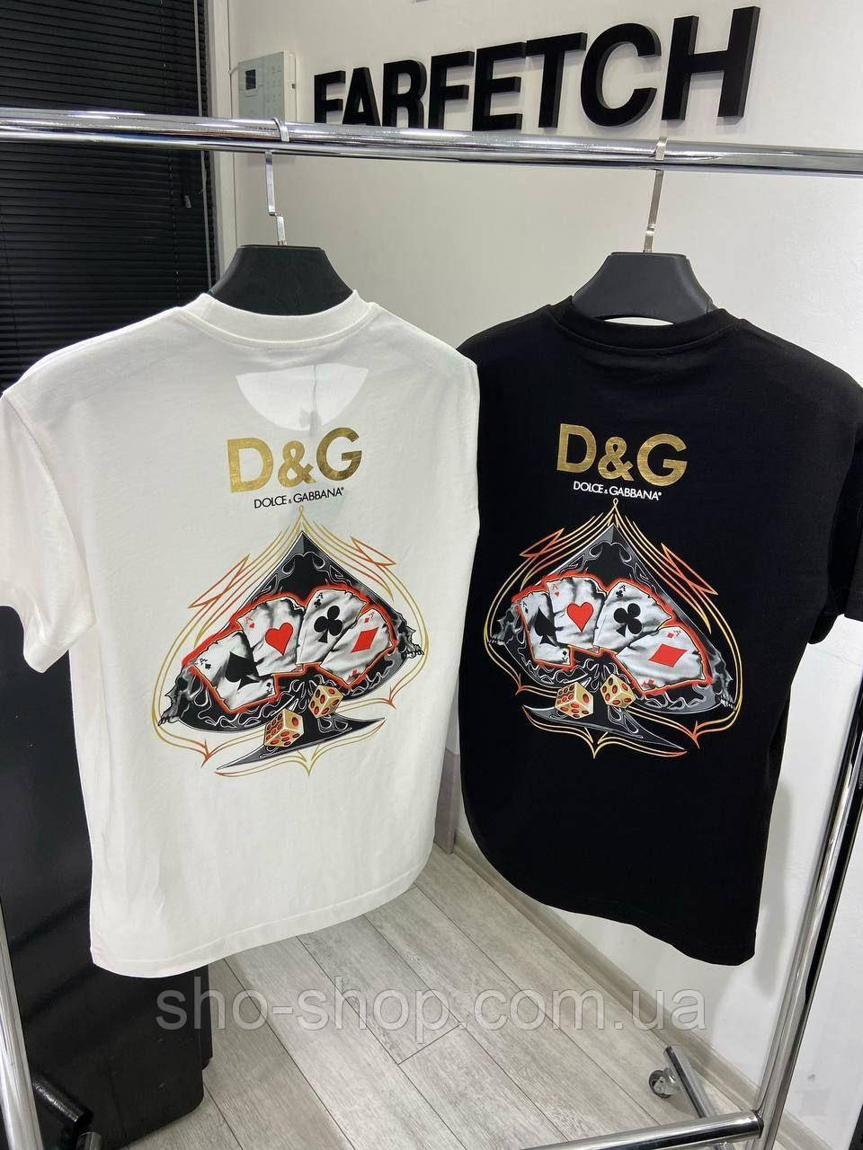 Чоловича футболка Dolce&Gabbana чоловіча футболка Футболка DOLCE GABBANA TShDGn024 Туреччина, фото 1