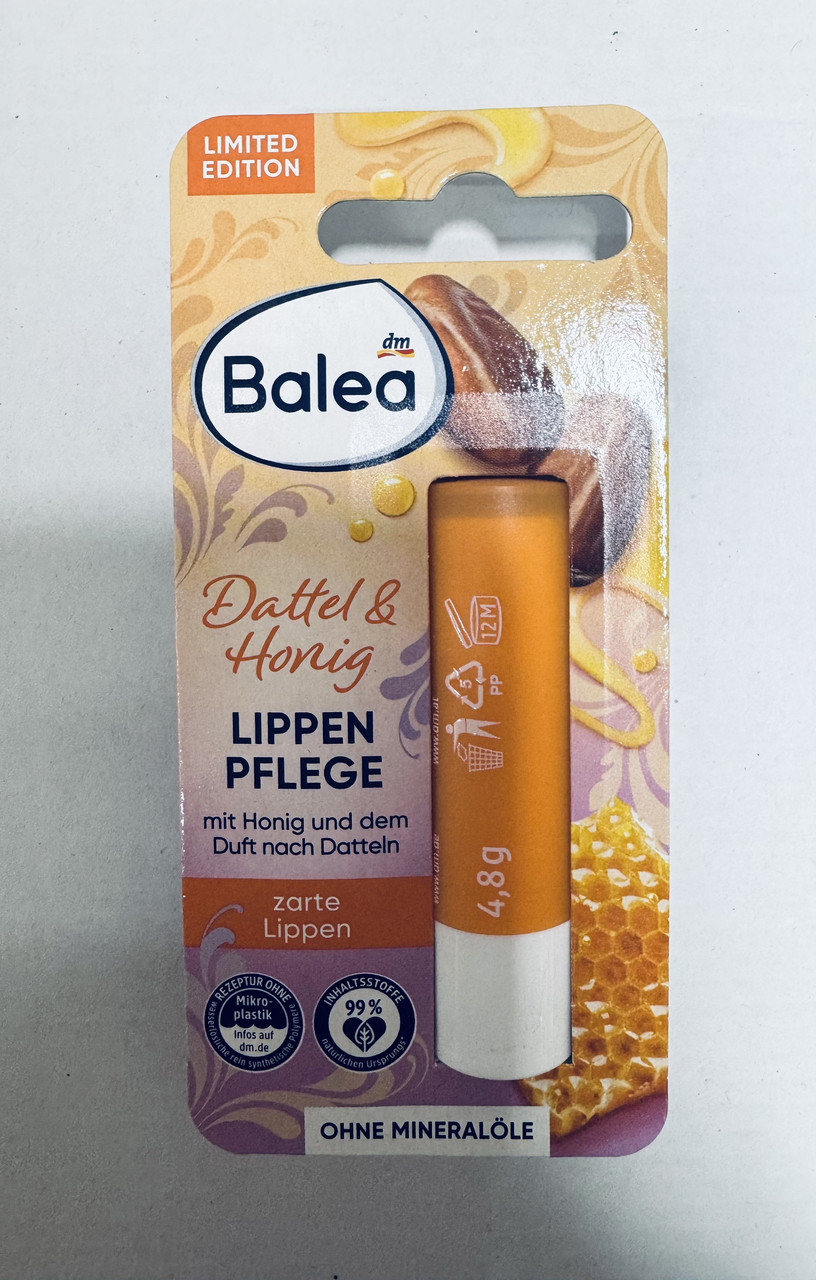 Бальзам для губ Balea Dattel & Honig